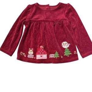 Gymboree Red Christmas Toddler Top, Toddler 3T